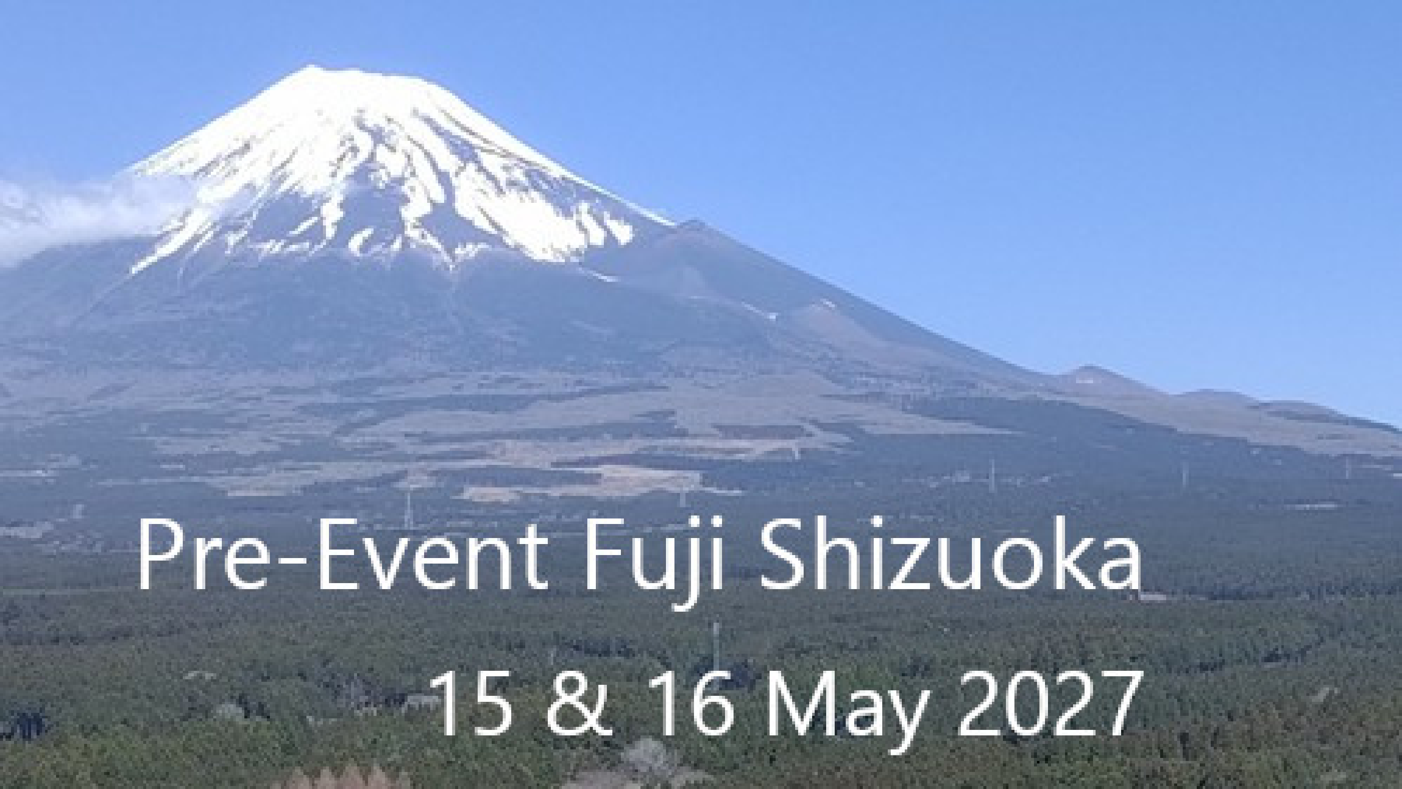 Pre-Event in Fuji